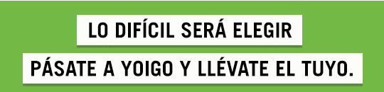 Lo difÃ­cil serÃĄ elegir
